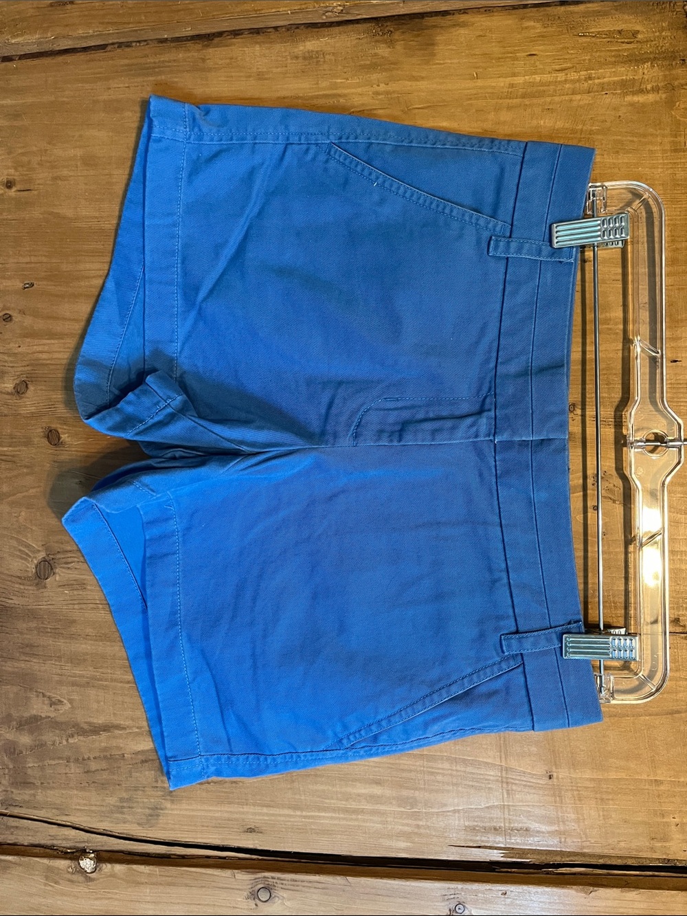 J. Crew 4” Blue Flat-Front Women's Shorts
